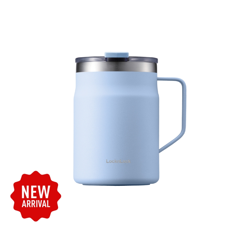 LHC4219SBLU - Ca nước giữ nhiệt LocknLock Metro Mug 475ml - Màu xanh da trời