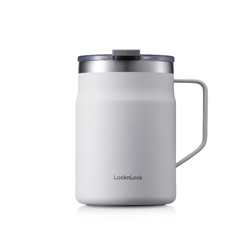 LHC4219WHT - Ca nước giữ nhiệt LocknLock Metro Mug 475ml - Màu trắng