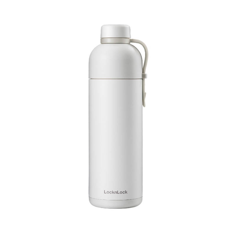 LHC4267IVY - Bình giữ nhiệt LocknLock Belt Bottle 490ml - Màu ngà